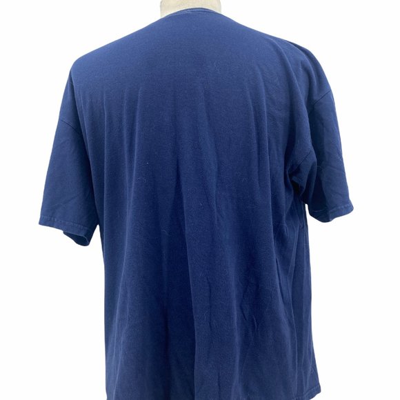 Vintage Gildan Men's San Diego Padres Beat LA Navy Blue Short Sleeve T-Shirt  XL - Picture 4 of 7